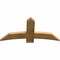 Ekena Millwork Bellingham Rough Sawn Timber Gable Bracket, Western Red Cedar, 48"W x 24"H x 2"D x 6"F, 12/12 Pitch GBW048X24X0206BEL00RWR - alternate 4